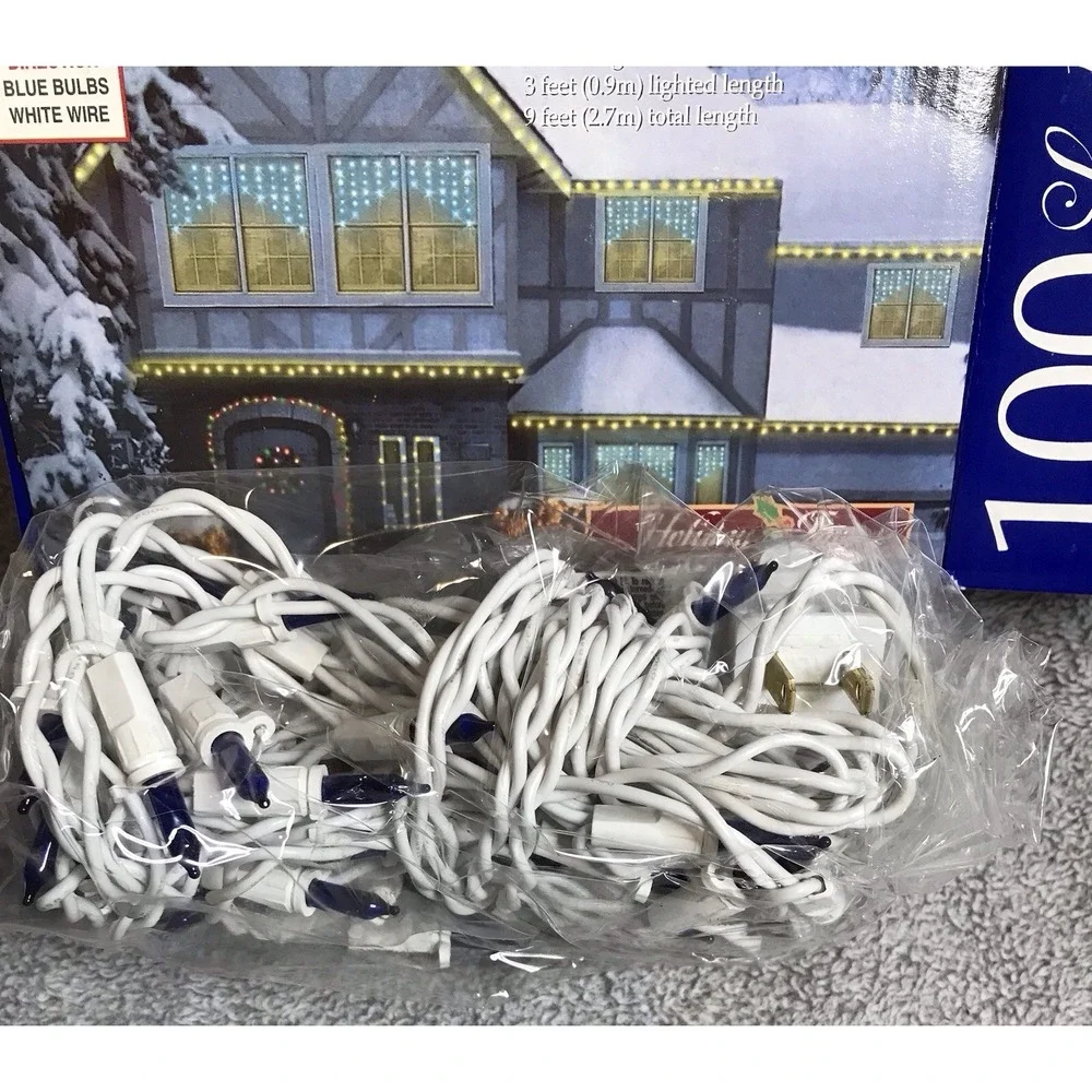 MultiColor 150 Light Sets Indoor/Outdoor Ribbon Style Tree Lights Holiday‎ Time